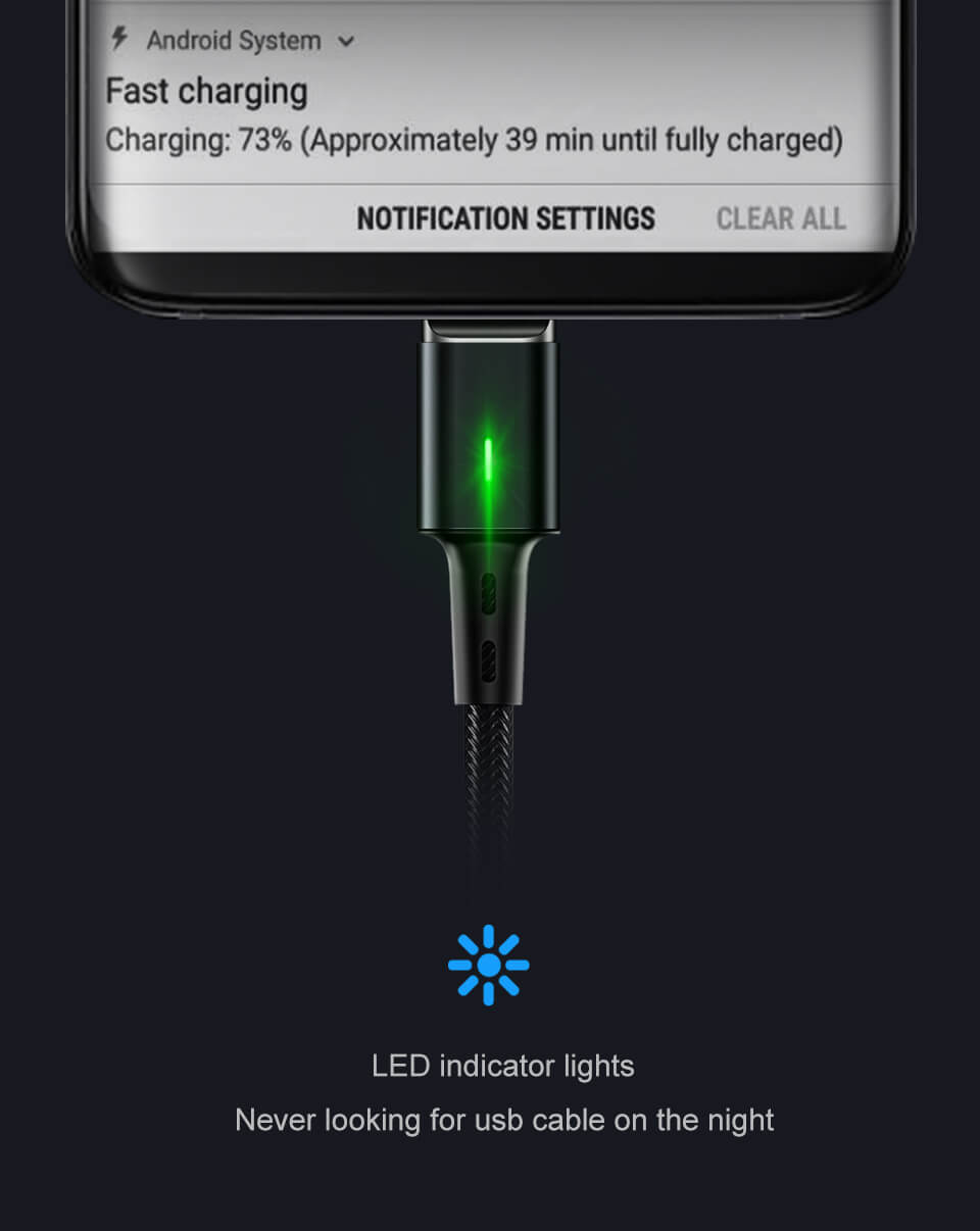 כבל טעינה מגנטי אוניברסלי