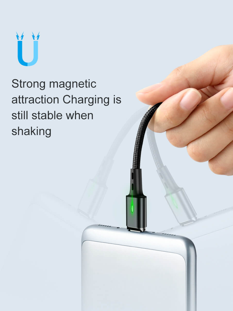 כבל טעינה מגנטי אוניברסלי