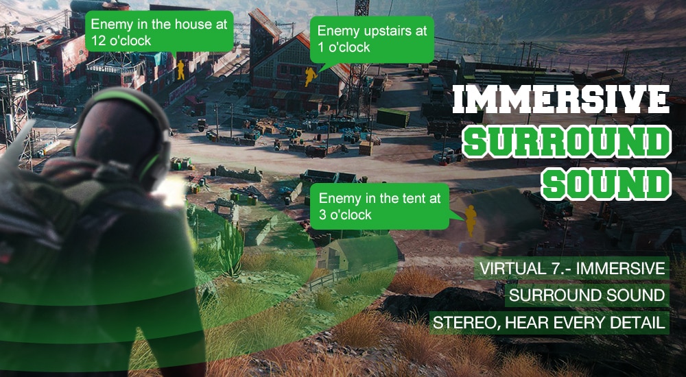 אוזניות גיימינג חוטיות מבית EKSA דגם E1000