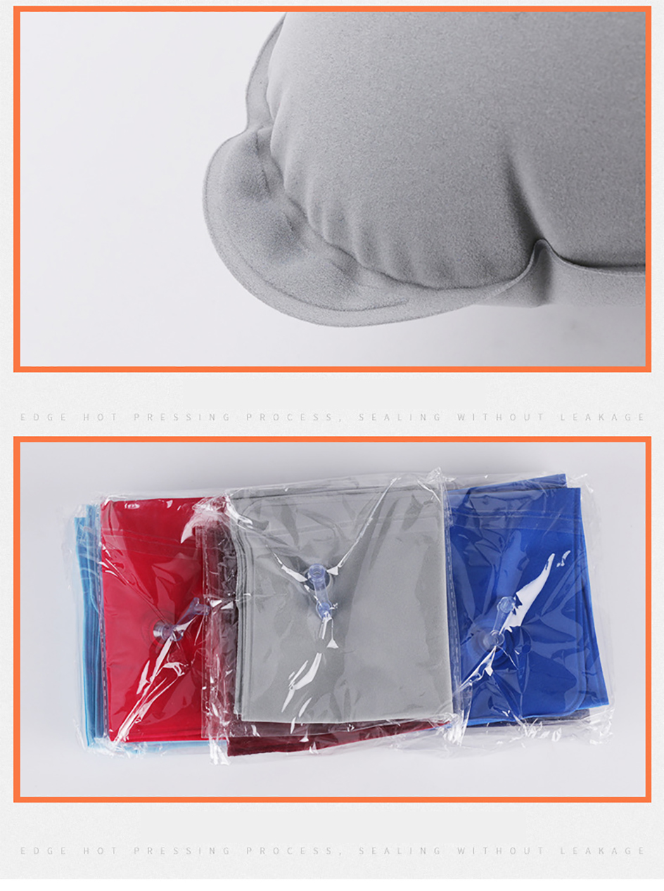 כרית מתנפחת קומפקטית - מעולה לטיסות ונסיעות ארוכות!