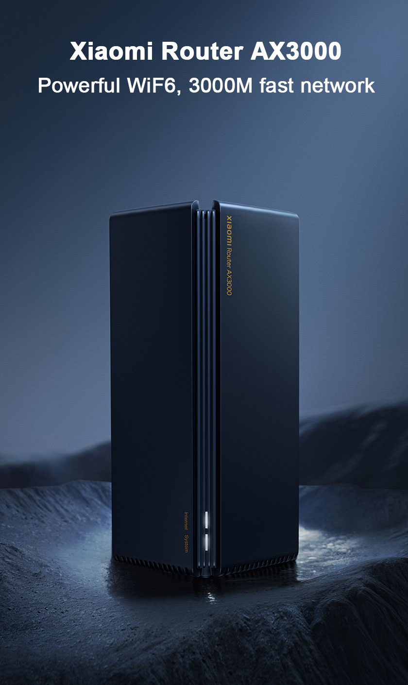 הראוטר העוצמתי והמשודרג מבית שיאומי Xiaomi AX3000 לקצב מהירות אלחוטי מהיר במיוחד!