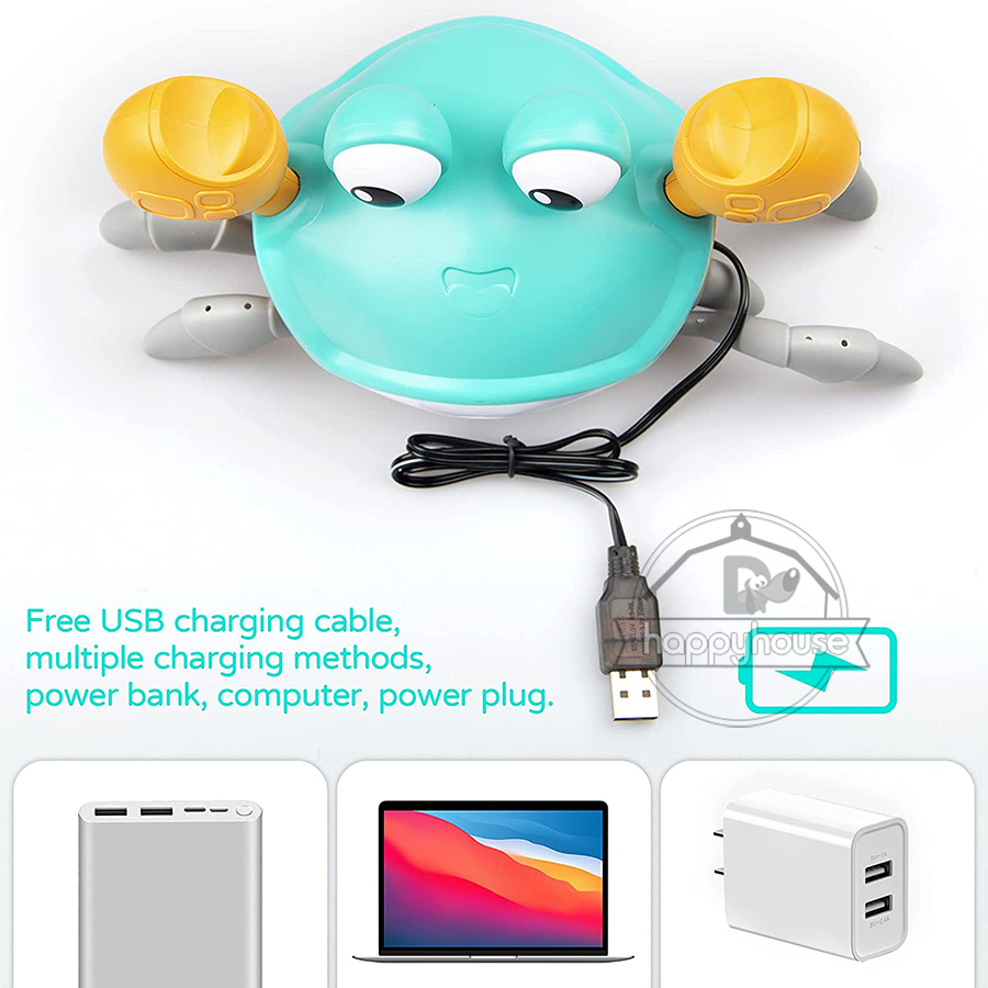 צעצוע לילדים | צעצוע סרטן מוזיקלי מעודד זחילה