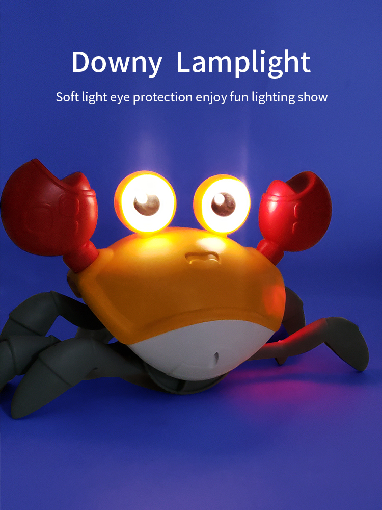 צעצוע לילדים | צעצוע סרטן מוזיקלי מעודד זחילה