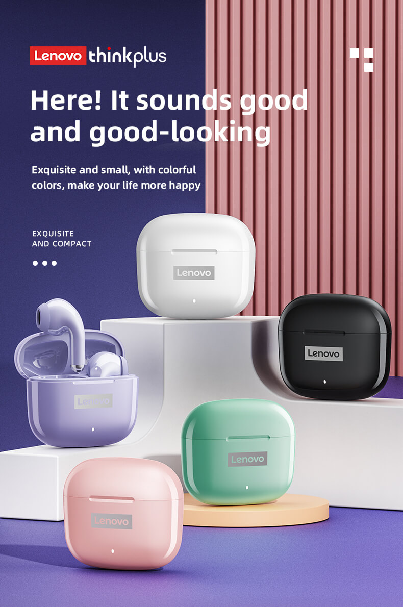 אוזניות Lenovo LP40 True Wireless לנובו