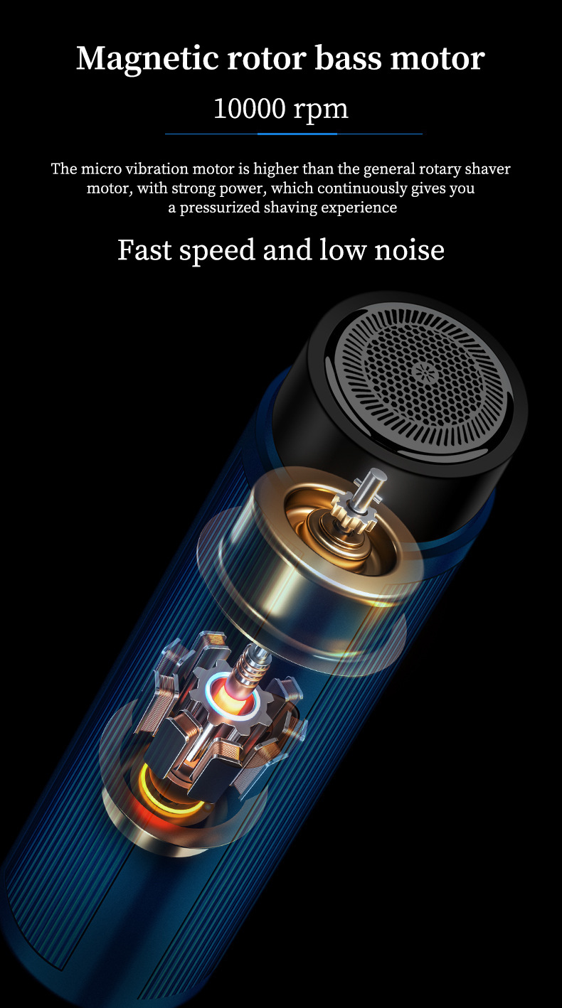 מיני מכונת גילוח נטענת לגילוח כל חלקי הגוף