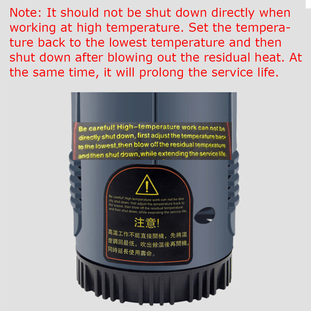 אקדח חום חשמלי 2,000W