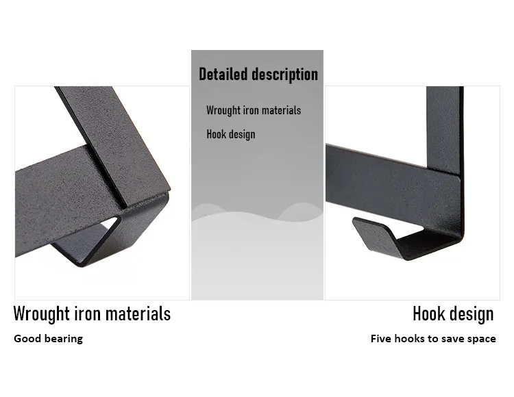 Hooks Over The Door 5 Hooks Home Bathroom Organizer Rack Clothes Coat Hat Towel Hanger Bathroom Kitchen Accessories