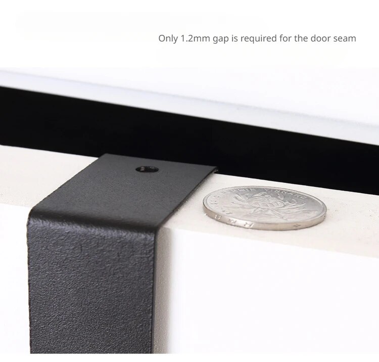 Thickened Punch-free Metal Hanger Bracket 6 Hook Door Hooks Rear Storage Wall Hanging Clothes Hat Bedroom Organizer Storage