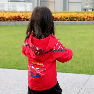 מעיל ספיידרמן עם כובע לילדים