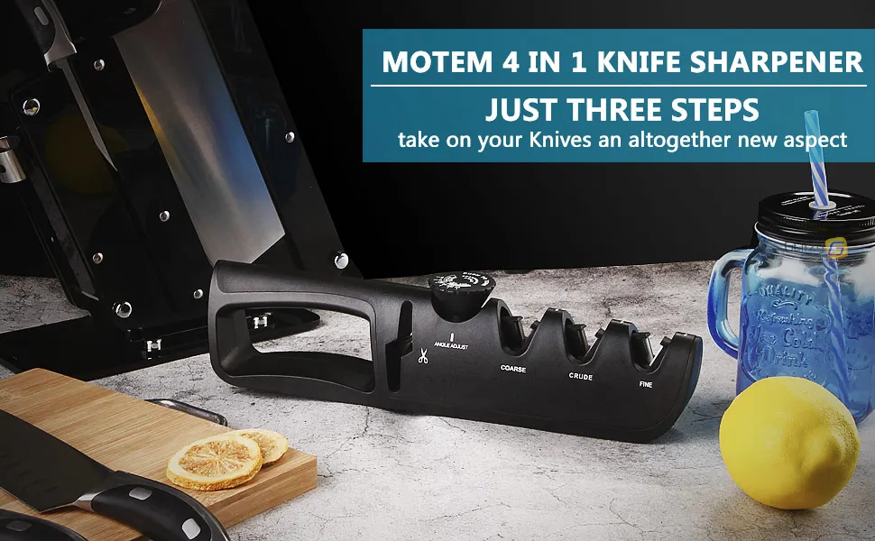 משחיז סכינים מקצועי עם 4 סוגי השחזה