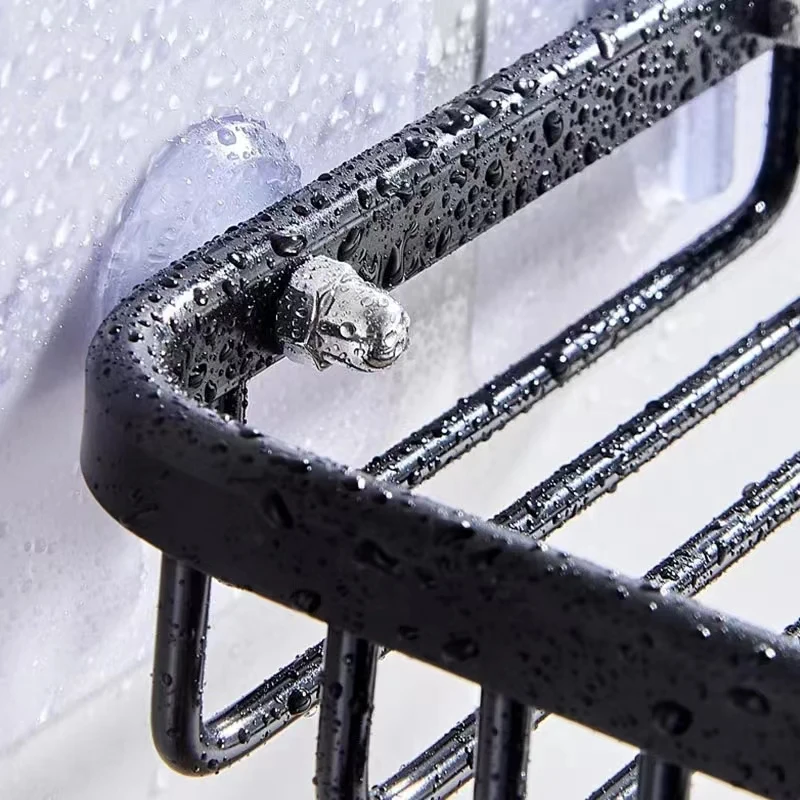 מעמד אלומיניום מעוצב לסבון ללא קידוח