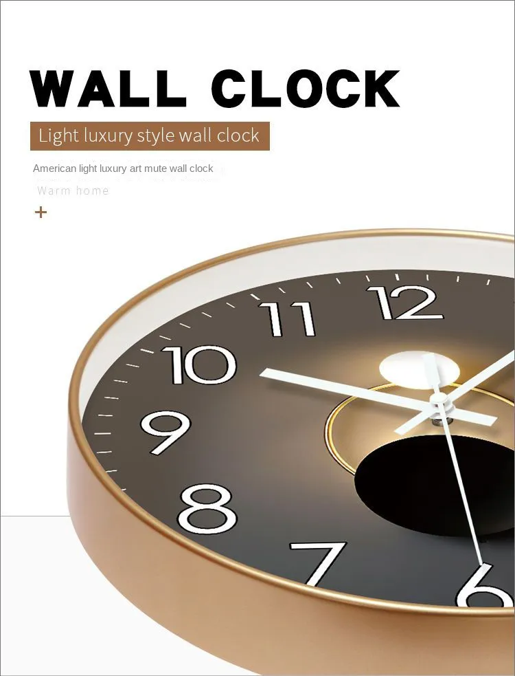 שעון קיר יוקרתי בעיצוב מודרני