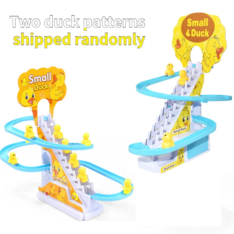 צעצוע לילדים - משחק מדרגות נעות מסלול מגלשת ברווזים