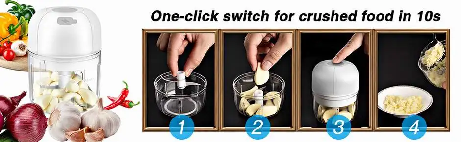 קוצץ מזון חשמלי נייד איכותי ונוח