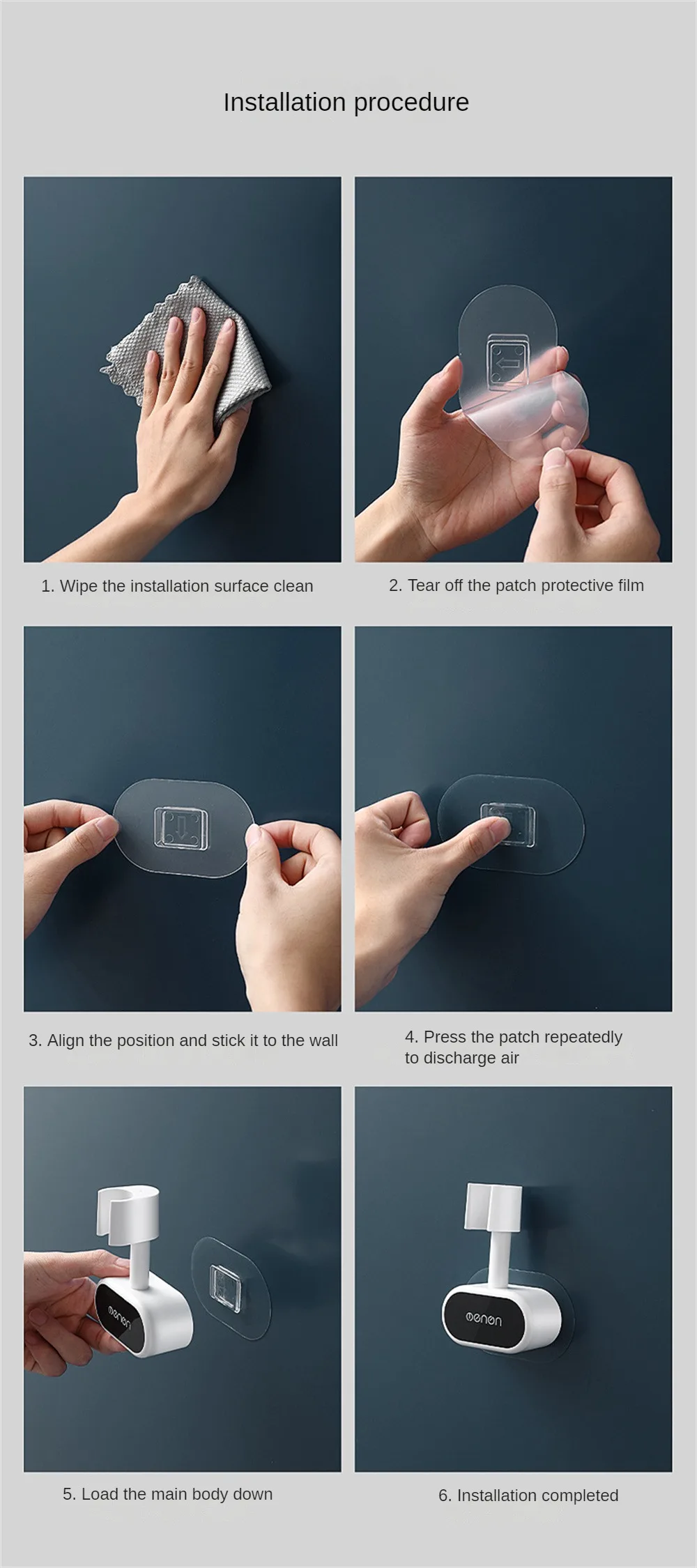 מעמד איכותי לברז מקלחת מבית Mengni Oenen