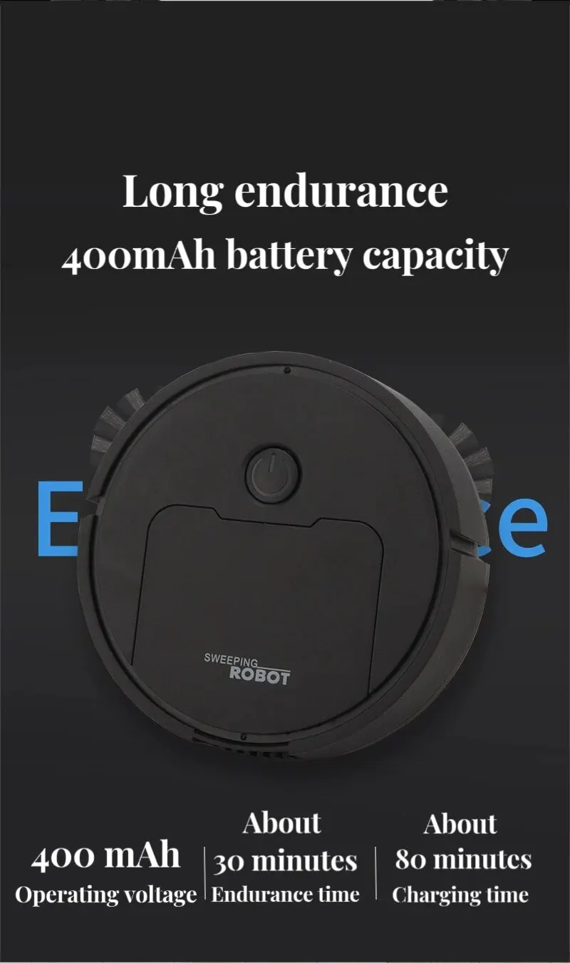 מיני שואב רובוטי חכם נייד