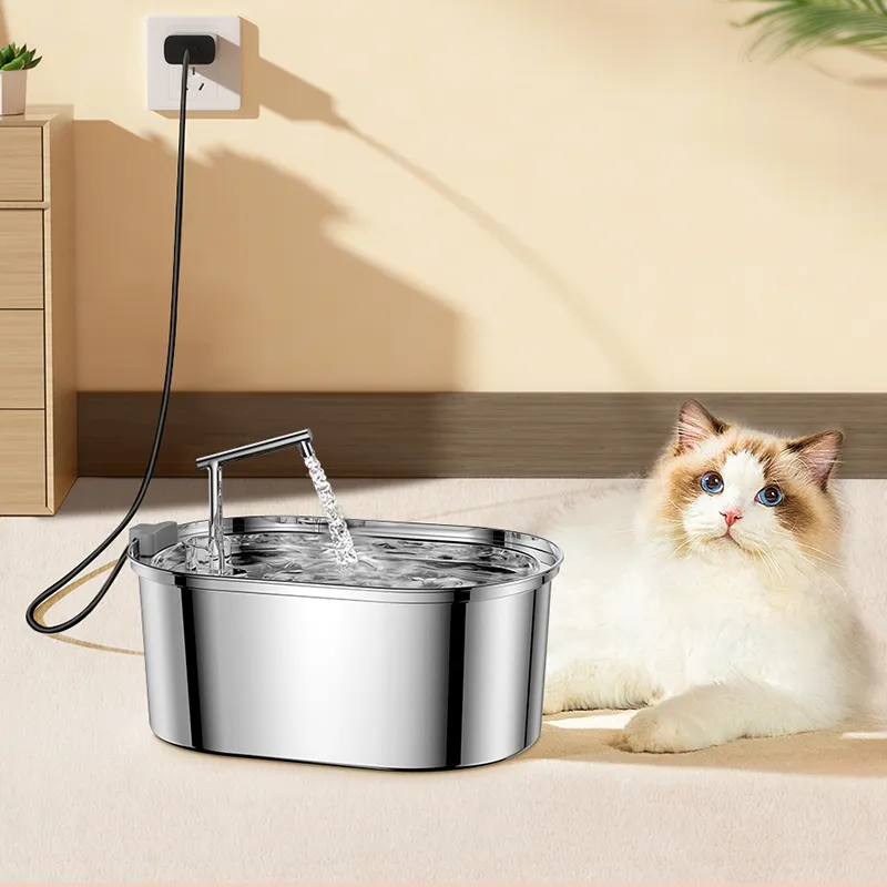 מזרקת מים חכמה לחתולים