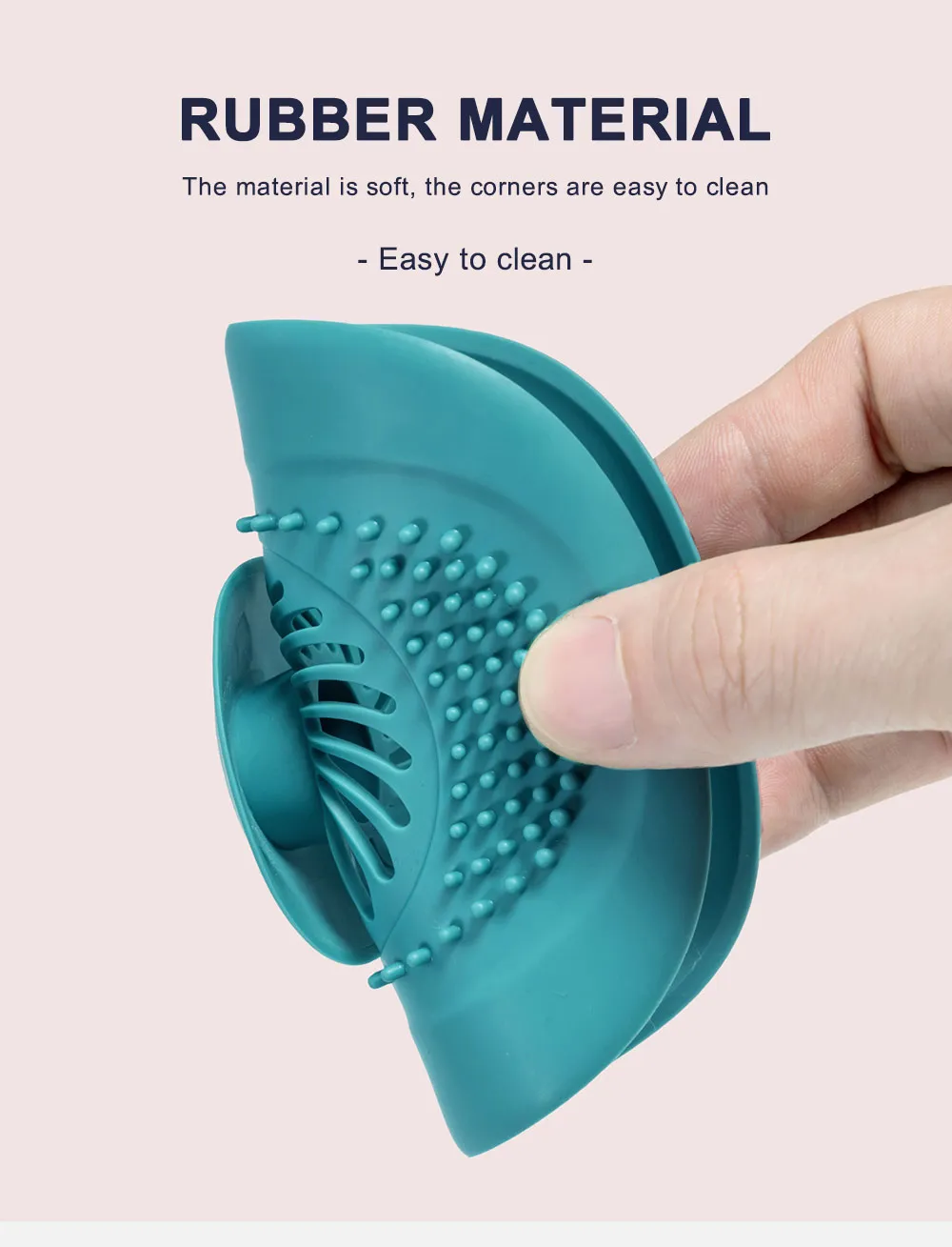 מסננת סיליקון אוניברסלית לכיור ולמקלחת מונעת סתימות