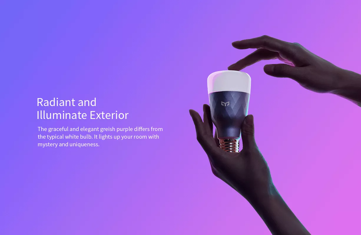 נורה חכמה צבעונית מבית שיאומי בדגם חדש ומשודרג Yeelight YLDP001 1SE E27