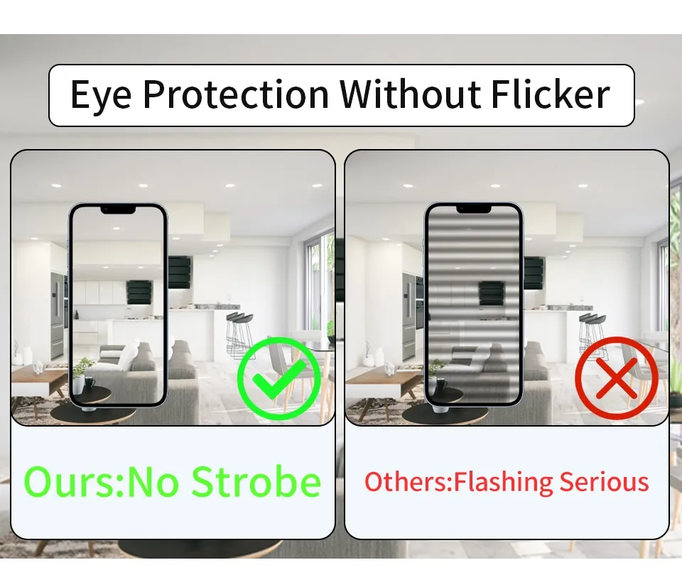 מנורת לד E27 מתקפלת ומתכוננת