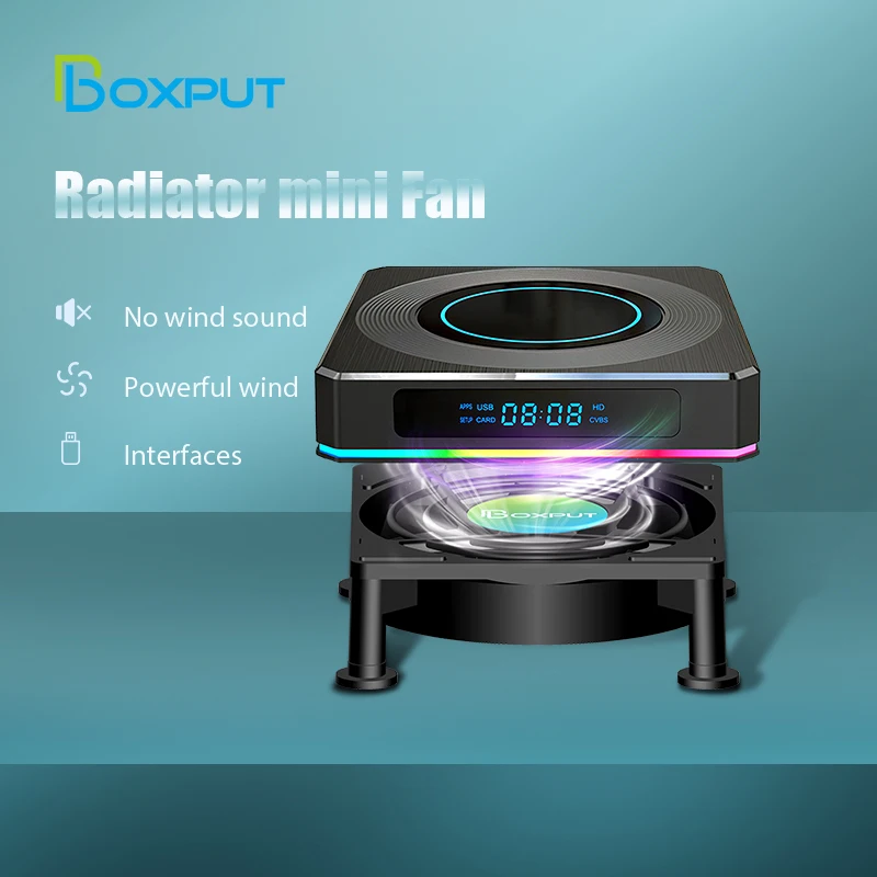 Cooling Fan for Android TV Box Router Computer Cooler Set Top Box Wireless Silent Quiet tvbox Cooler USB Power Radiator Mini Fan