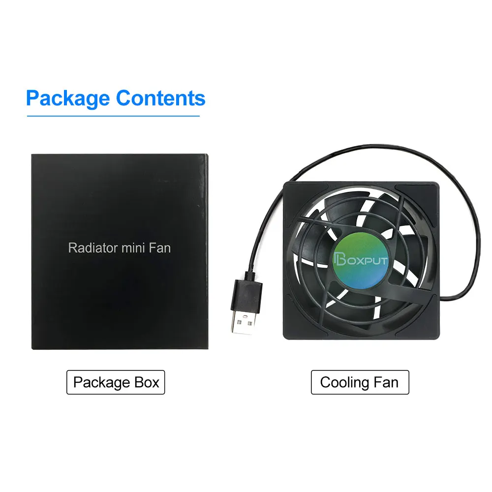Cooling Fan for Android TV Box Router Computer Cooler Set Top Box Wireless Silent Quiet tvbox Cooler USB Power Radiator Mini Fan