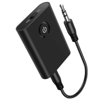 משדר / מקלט בעל חיבור 3.5 מ''מ וקישוריות בלוטות 5.0