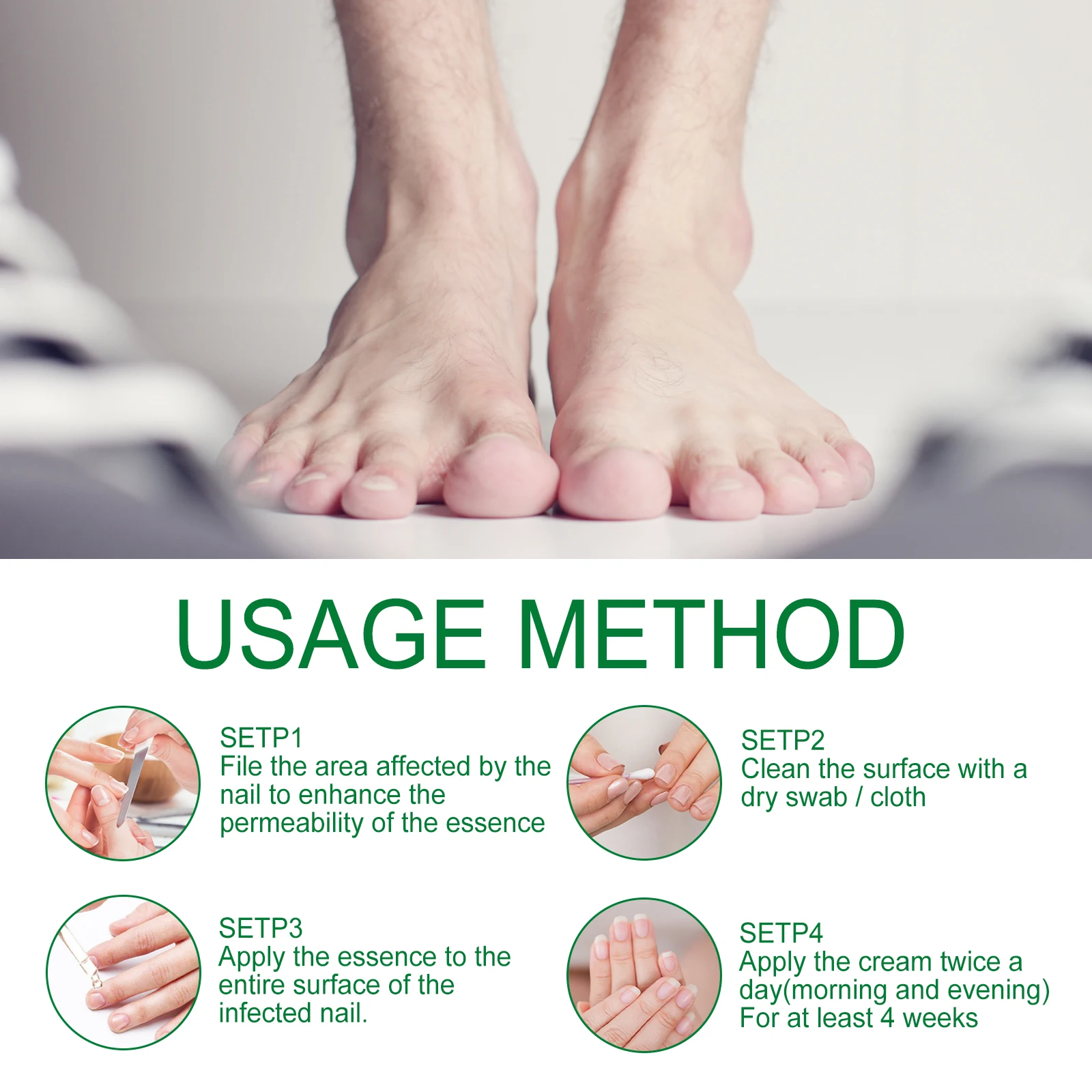 Nail Fungal Treatment Essential Oil Nail Fungus Removal Serum Foot Toe Onychomycosis Repair