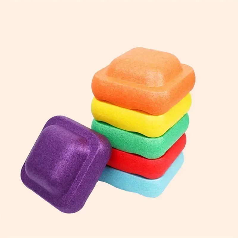 Children's Balance Training Foam Step Sensory Tube Assisted Outdoor Games Stacking Stones Balance Sports Baby Toys Gift