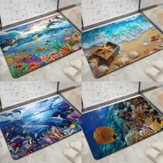 שטיחי אמבט מעוצבים דגם ocean