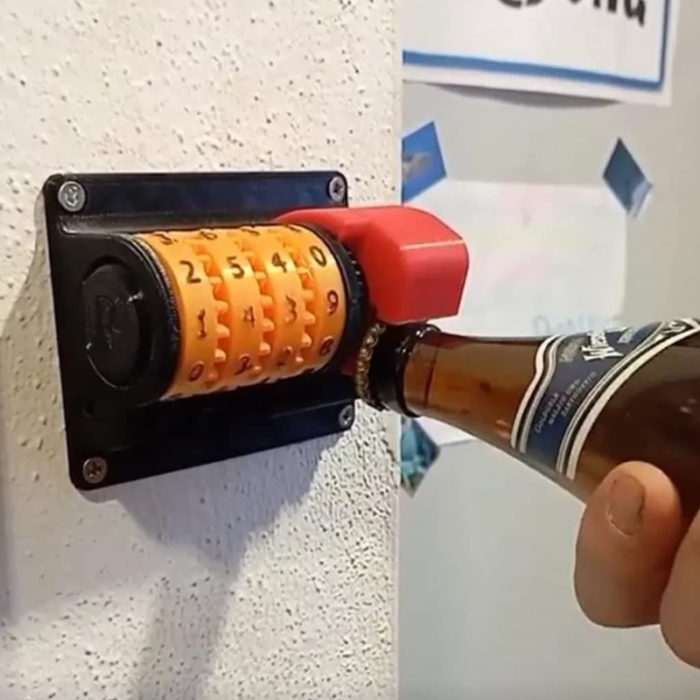 פותחן בקבוקים עם מונה אוטומטי לתלייה על הקיר – תמונה 3