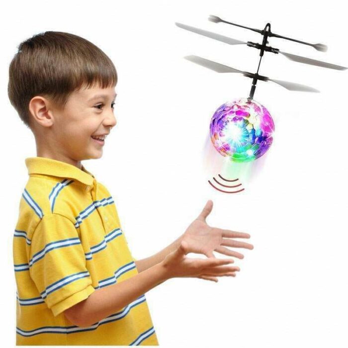 רחפן עם חיישן תנועה ולדים צבעוניים לילדים ולמבוגרים – תמונה 6