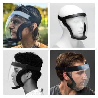 מסכת הגנה לפנים מונעת אדים עם רצועה אלסטית