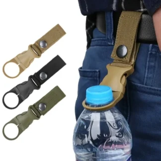 רצועה מחזיקה בקבוק מים לחגורה ותרמיל לטיולים