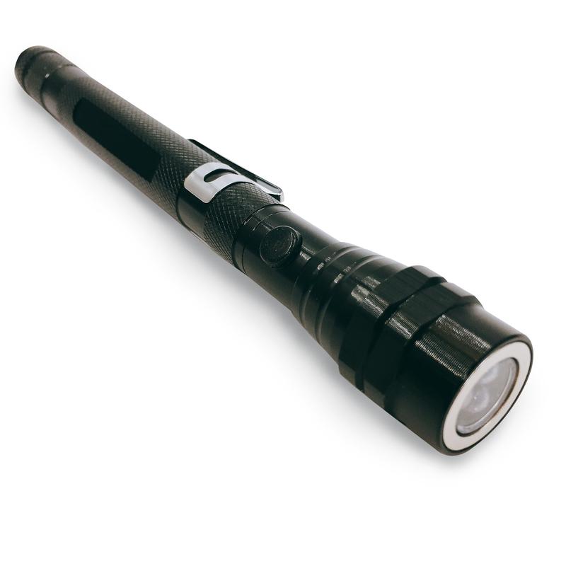 פנס טלסקופי מגנטי עם 3 נורות LED לד מתקפל – תמונה 5