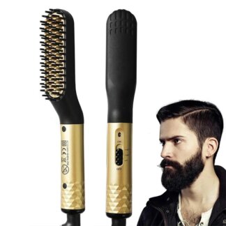 מסרק חשמלי מתחמם להחלקת שיער וזקן – מהיר ויעיל