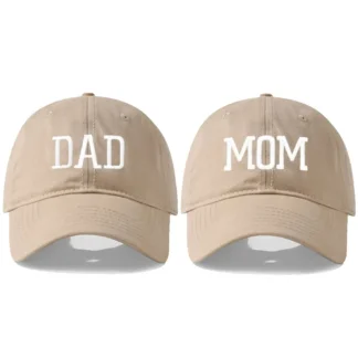 כובע מצחיה DAD או MOM להורים במגוון צבעים
