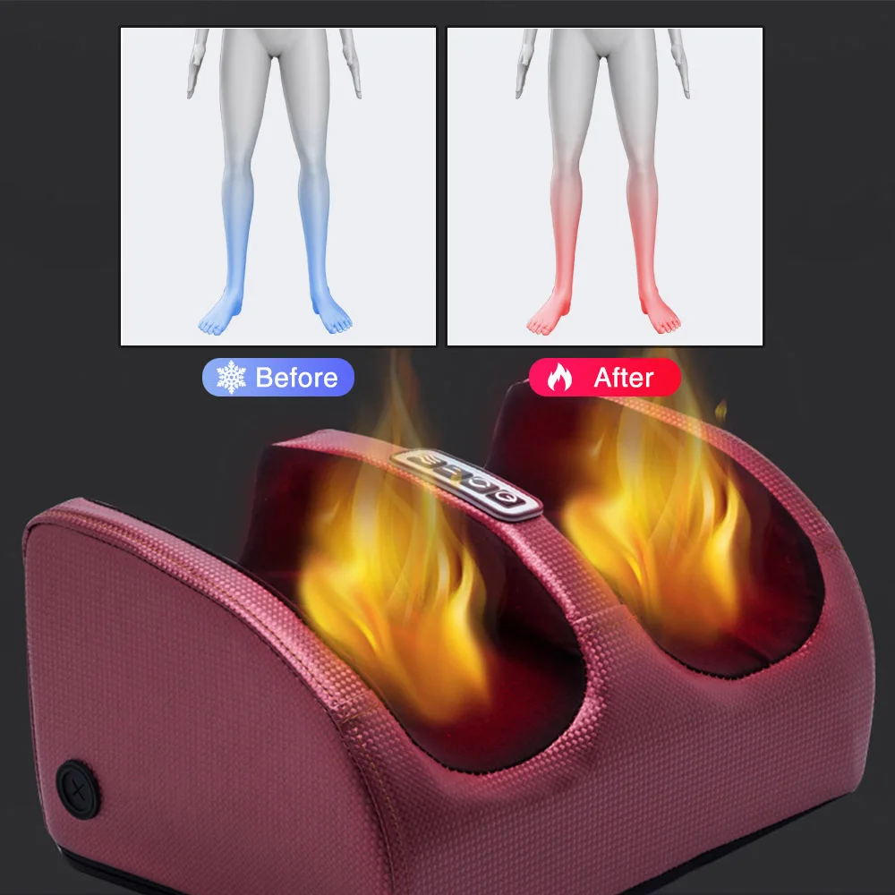 מכשיר עיסוי רגליים חשמלי עם חימום והרפיית שרירים – תמונה 4