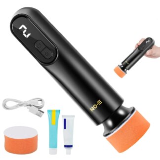 מכשיר מיני פוליש אלחוטי נטען לרכב עם תצוגת LED