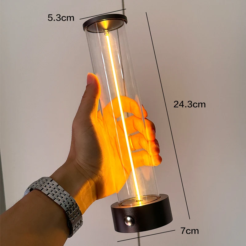 מנורת LED גמישה מגנטית נטענת USB עם 3 מצבי תאורה – תמונה 2