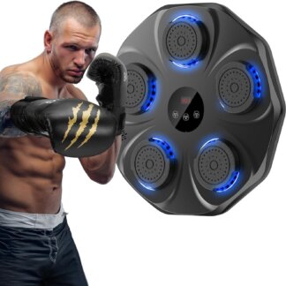 מכשיר אגרוף חכם לאימון תגובות עם רמקול Bluetooth