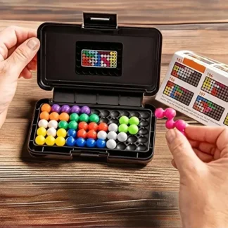 פאזל פנינים 3D עם 120 אתגרים לחשיבה לוגית ומרחבית