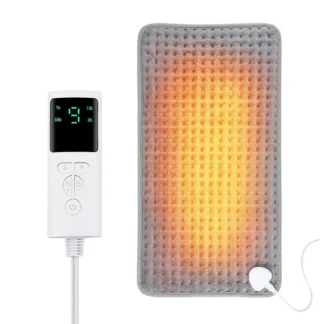 כרית חימום חשמלית עם טיימר ועוצמות חום משתנות