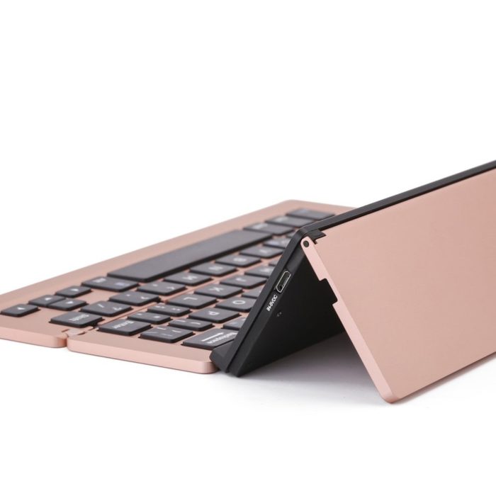 מקלדת אלחוטית לסמארטפון מתקפלת עם Bluetooth 3.0 ומעמד – תמונה 3