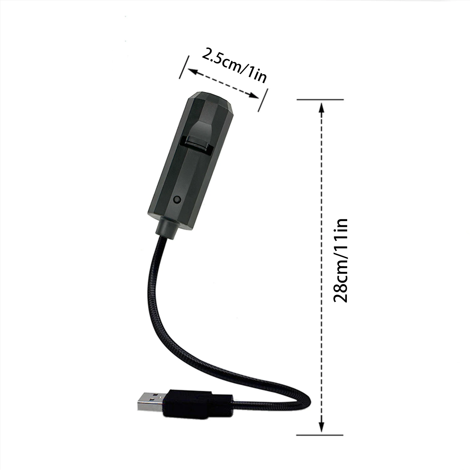 מקרין תאורה גולגולת לקיר ולתקרה עם חיבור USB ייחודי – תמונה 2