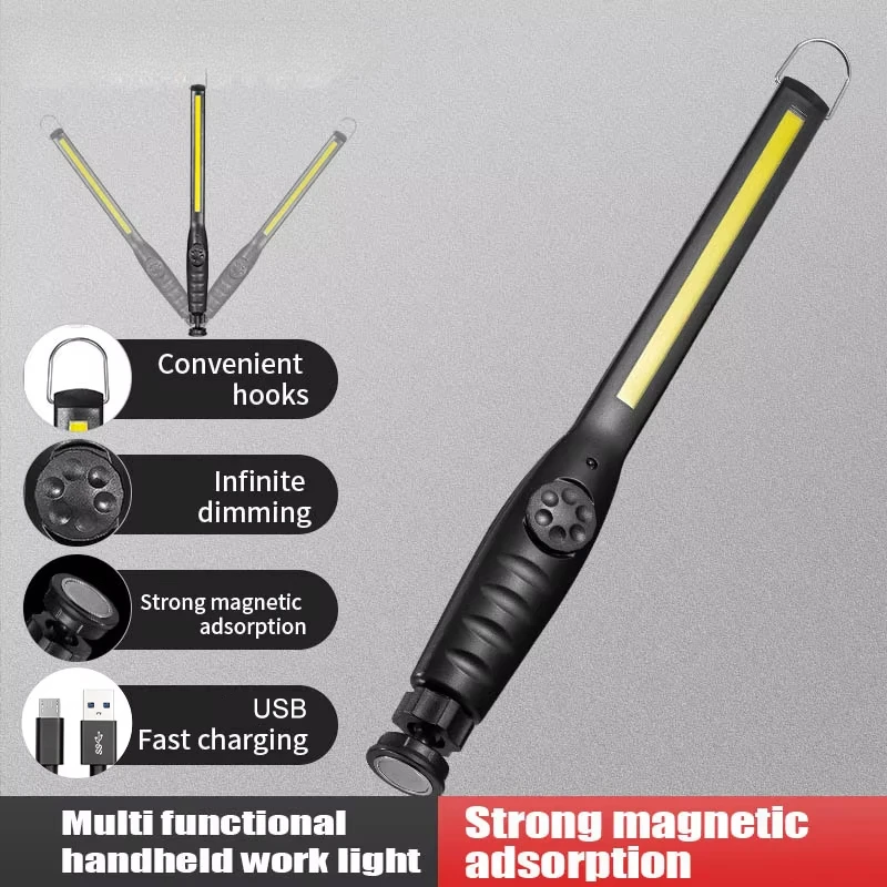 פנס עבודה LED COB נייד, אלחוטי ומגנטי בעוצמה גבוהה – תמונה 7