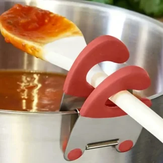 קליפס נירוסטה לכפות מטבח – אחיזה בטוחה על סיר ומחבת
