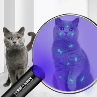 פנס UV לגילוי פטרת ומחלות עור בחתולים וכלבים נטען