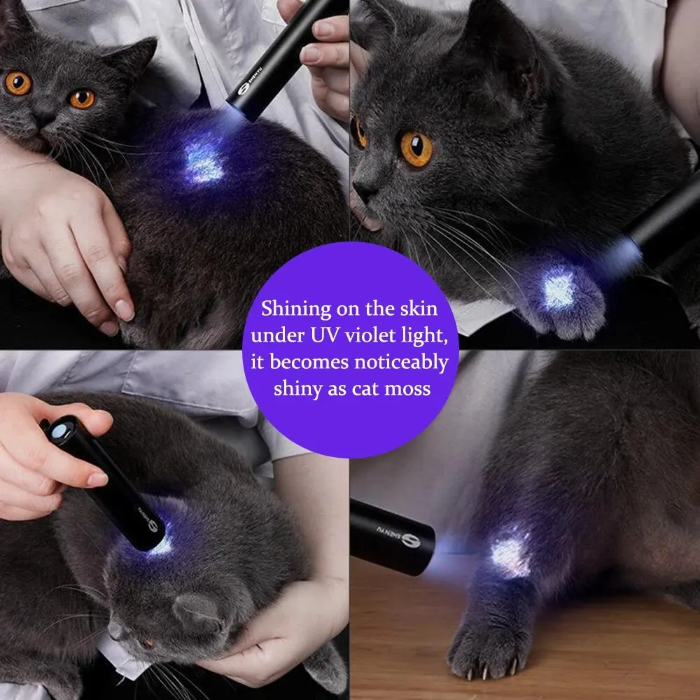 פנס UV לגילוי פטרת ומחלות עור בחתולים וכלבים נטען – תמונה 4