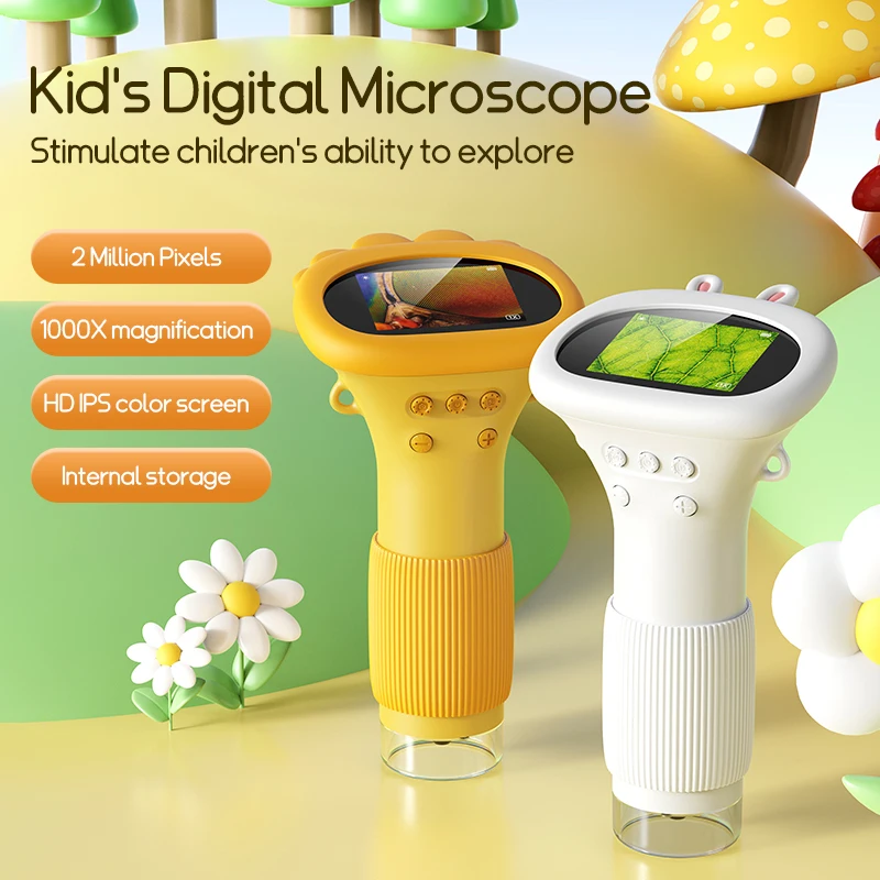 מיקרוסקופ דיגיטלי עם צג, הגדלה פי 1,000 ותאורת LED – תמונה 2